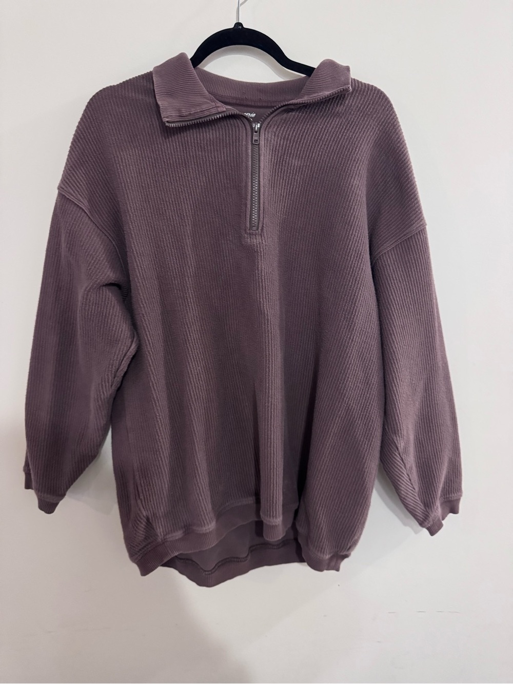 Aerie Half-Zip Ribbed Pullover